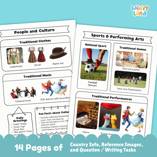 GERMANY Country Study | Geography Research Project & Printable Worksheets