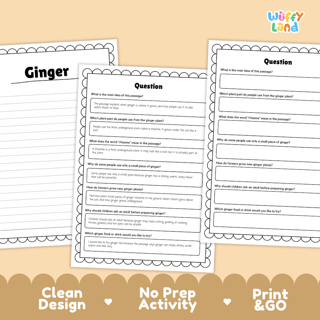 Ginger-A-Warm-and-Zesty-Root-Reading-Passage