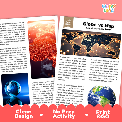 Globe-vs-Map-Reading-Passage-Teacher-Answer-Key