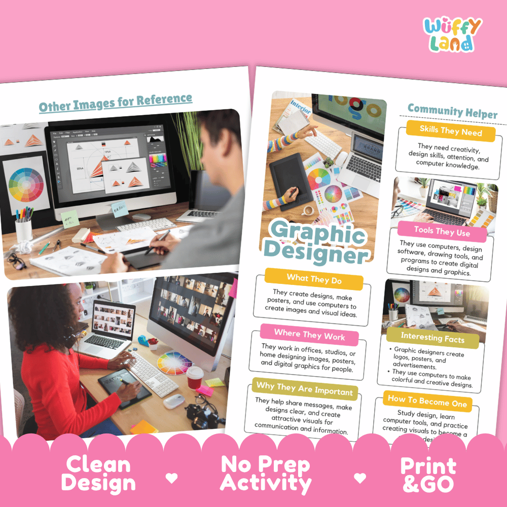 Print and go digital PDF writing worksheets with clean design layout, researcher name line, and zero prep classroom format