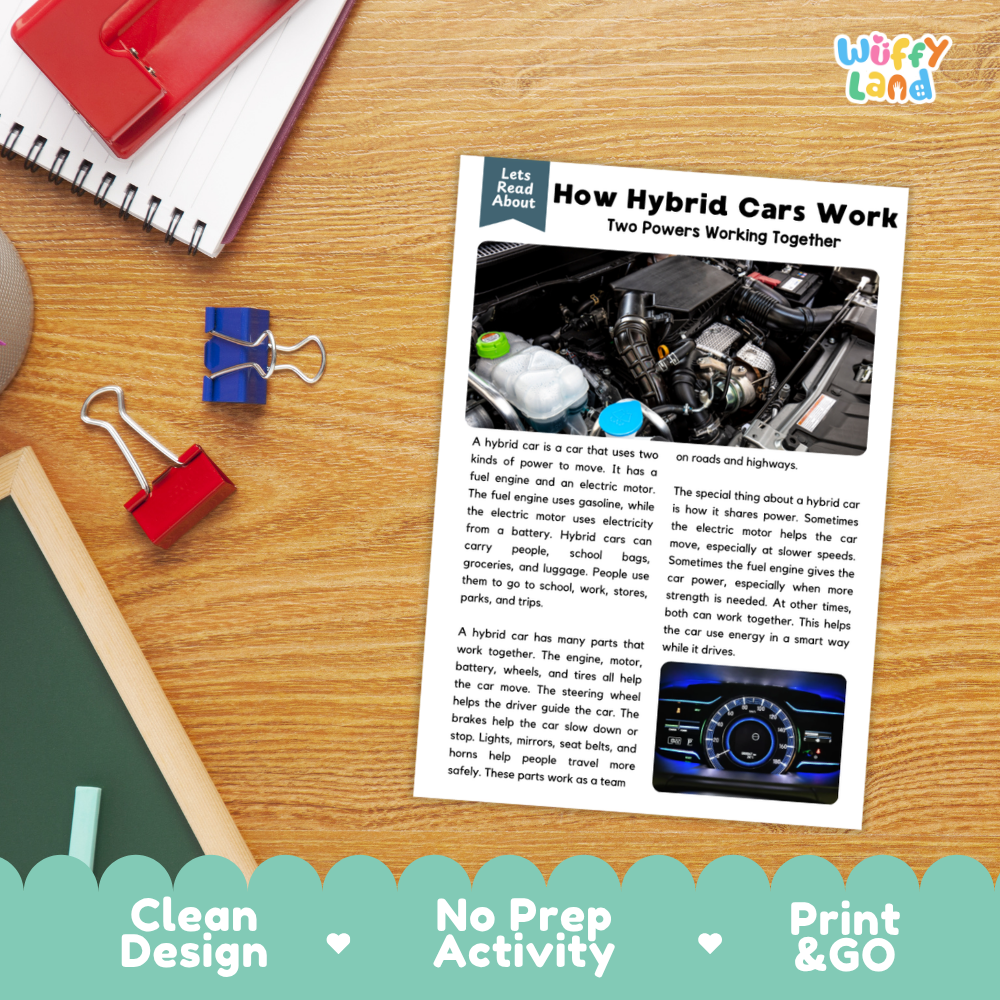 How Motorcycles Work Reading Passage and Questions Printable Worksheets with Answer Key