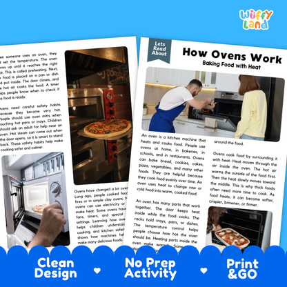 How Ovens Work Reading Passage and Questions Worksheets