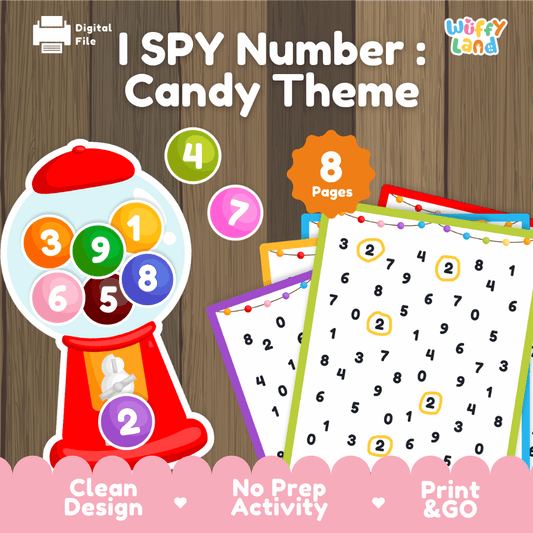 I Spy Numbers – Candy-Themed Printable Counting Activity