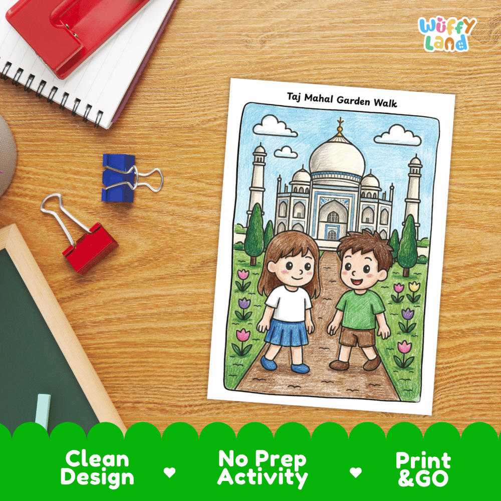 India Geography Coloring Pages - 11 Pages - World Geography No Prep Activity