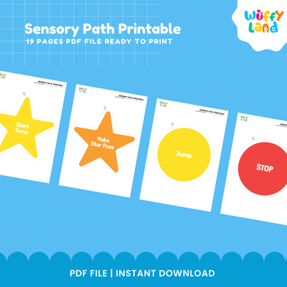 Printable indoor movement activity for kids with simple physical action prompts for preschool and kindergarten