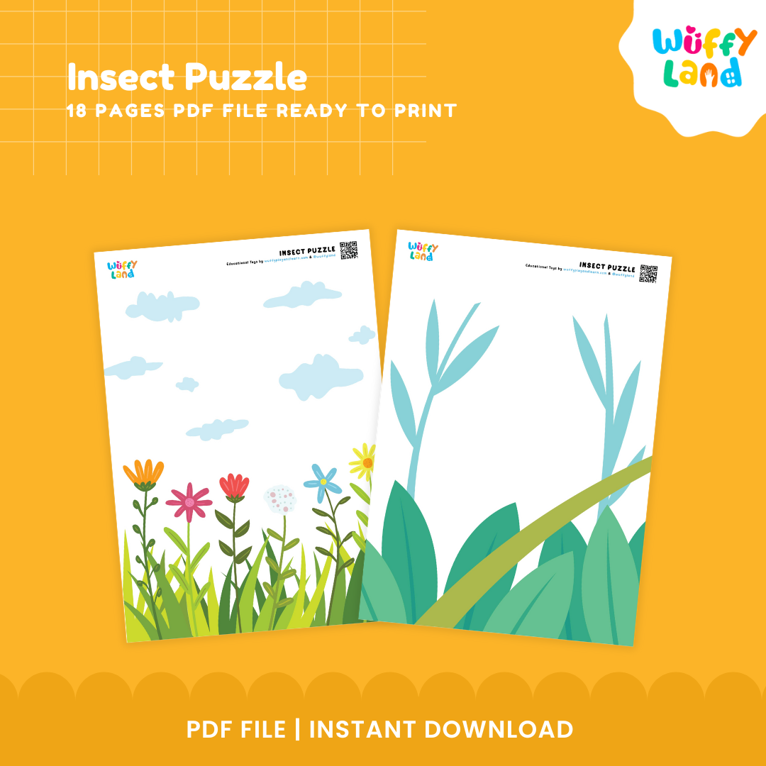 Insect Puzzle – Printable Bug-Themed Activity Sheets