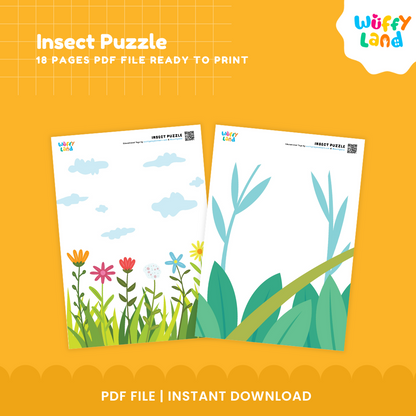 Insect Puzzle – Printable Bug-Themed Activity Sheets