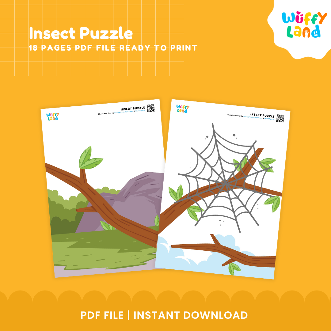 Insect Puzzle – Printable Bug-Themed Activity Sheets