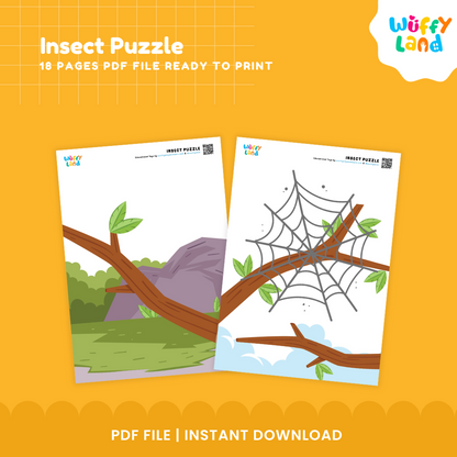 Insect Puzzle – Printable Bug-Themed Activity Sheets