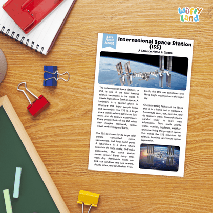 International Space Station (ISS) Landmark Reading Passages and Comprehension Worksheets