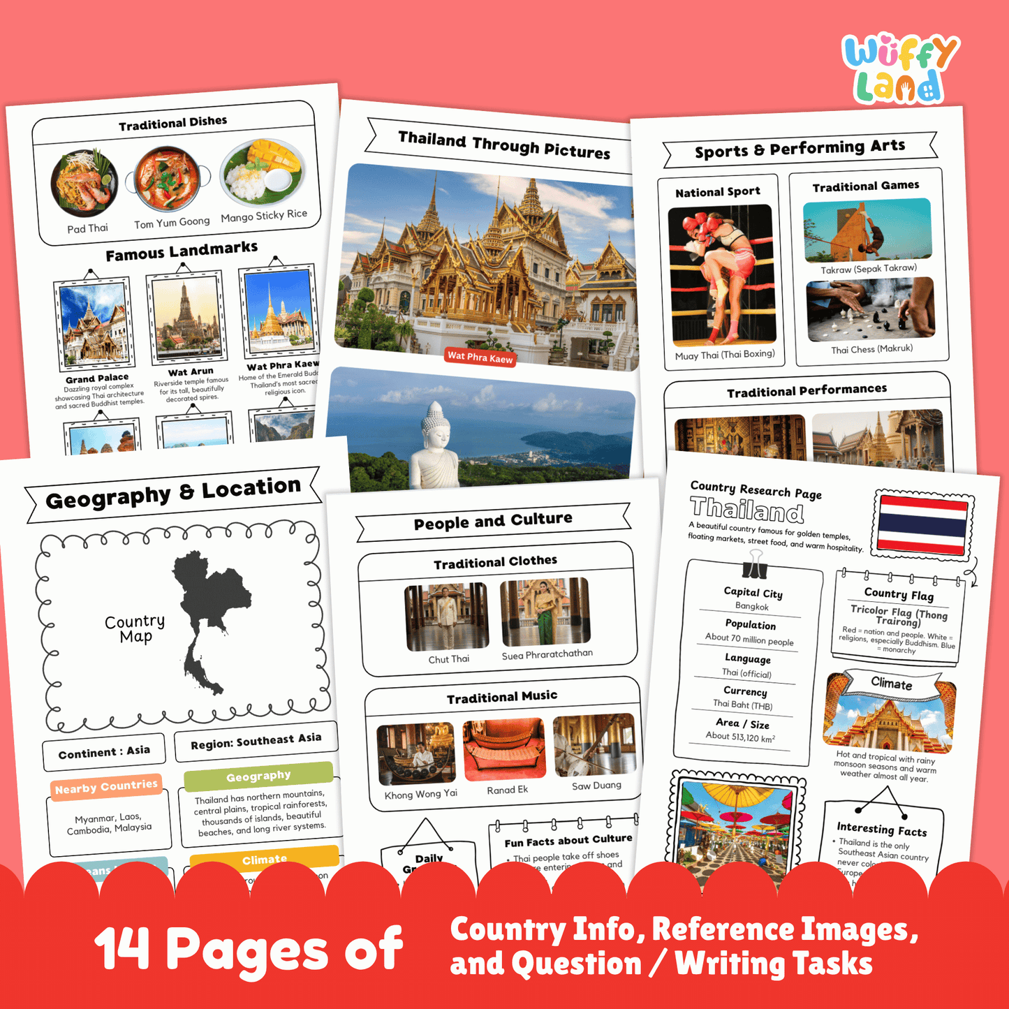 JAPAN Country Research Project | Asia Printable Geography Worksheets
