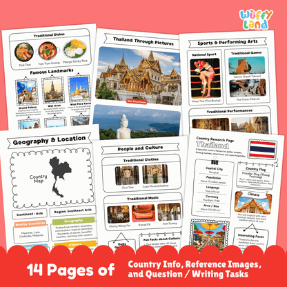 JAPAN Country Research Project | Asia Printable Geography Worksheets