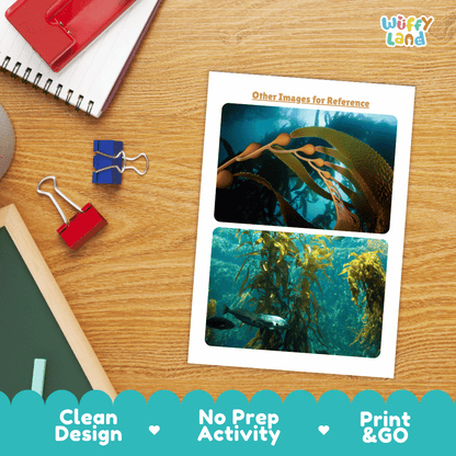 Kelp Vegetable Research Page Worksheets and Fact Sheet