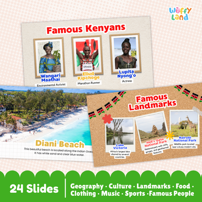 Kenya Country Study Kid Friendly Geography and Culture PDF Slides