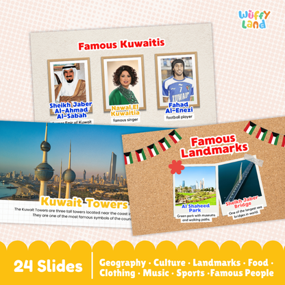 Kuwait Country Study Kid Friendly Geography & Culture PDF Slides