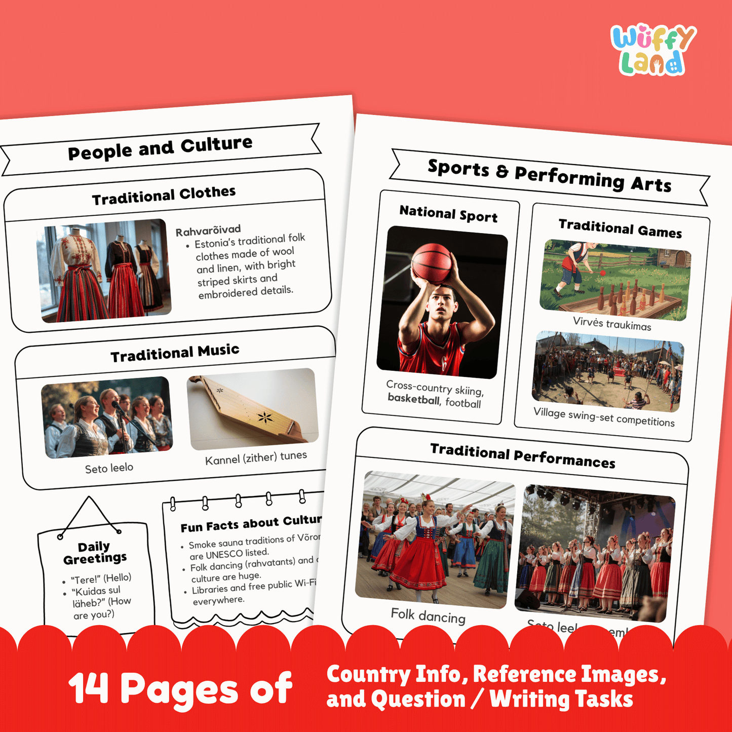 LATVIA Country Study | Geography Research Project & Printable Worksheets
