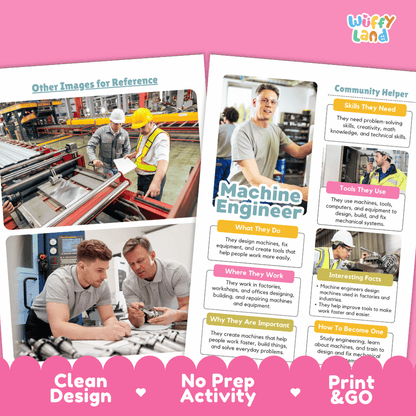 Print and go digital PDF writing worksheets with clean design layout, researcher name line, and zero prep classroom format