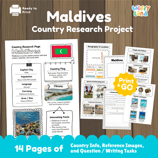 Maldives Country Research Project | Asian Geography Activity & Report