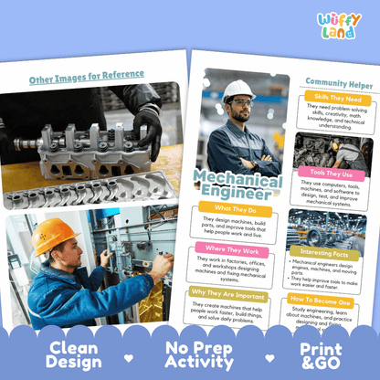 Print and go digital PDF writing worksheets with clean design layout, researcher name line, and zero prep classroom format