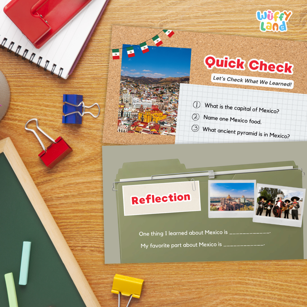 Mexico Country Study Kid Friendly Geography & Culture PDF Slides