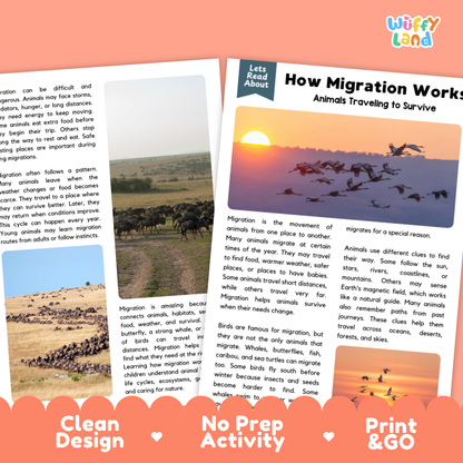 Complete teacher answer key worksheet providing detailed model responses for migration comprehension questions