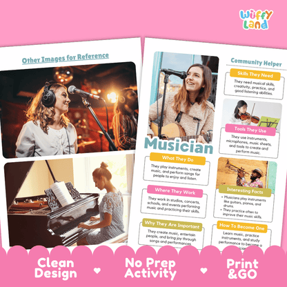 Print and go digital PDF writing worksheets with clean design layout, researcher name line, and zero prep classroom format