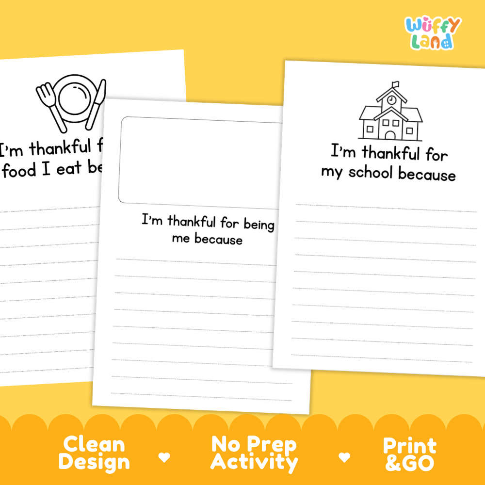 My Gratitude Journal Worksheets
