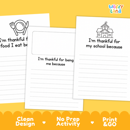 My Gratitude Journal Worksheets