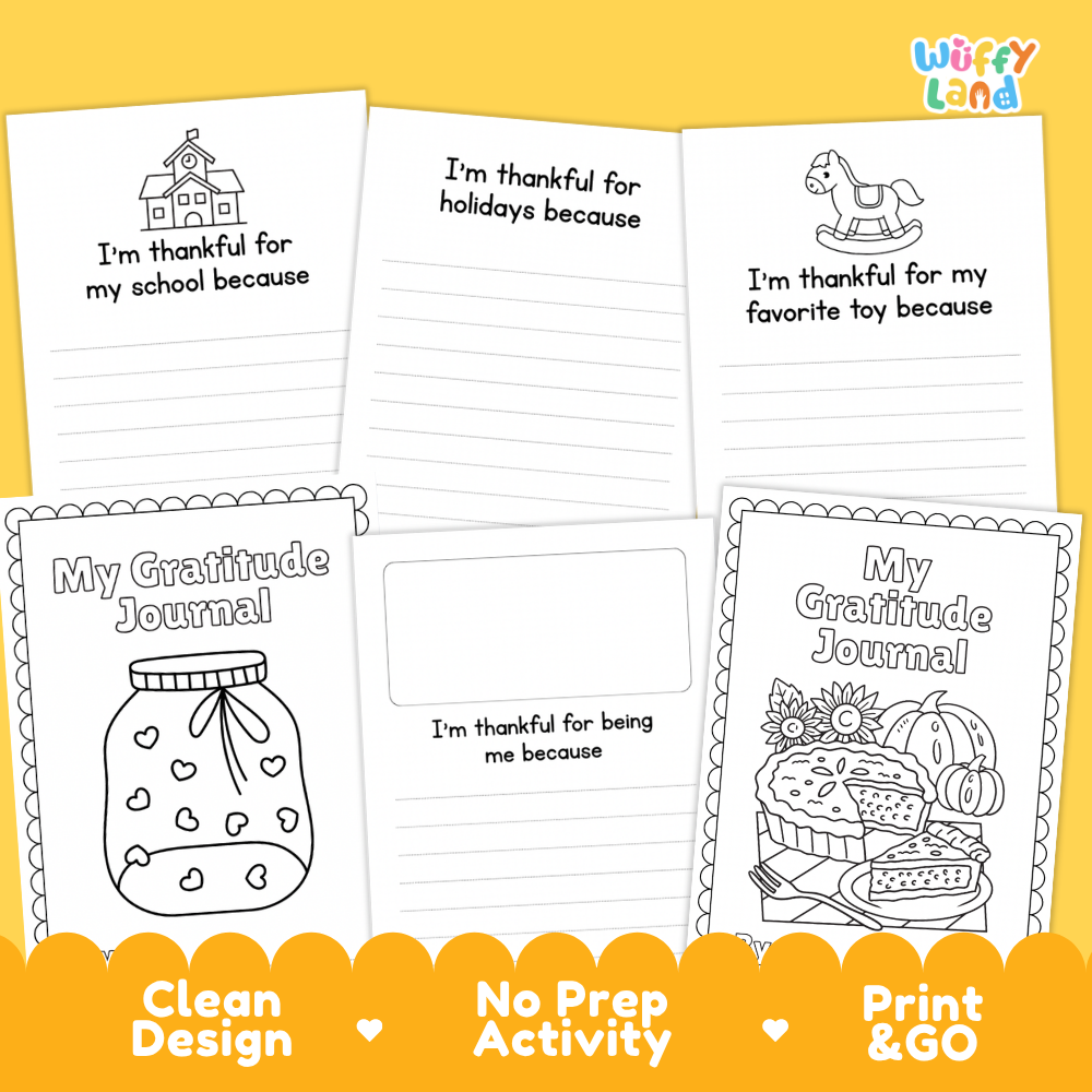 My Gratitude Journal Worksheets
