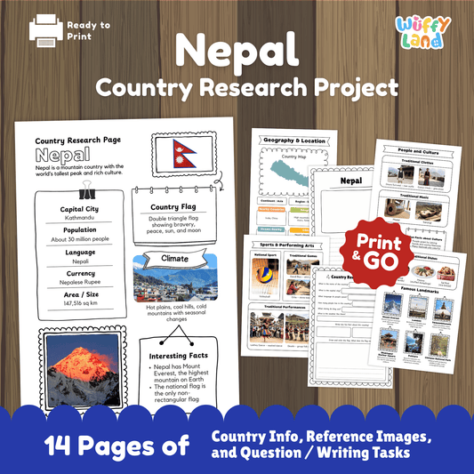 Nepal Country Research Project | Geography, Culture, Landmarks & Social Studies