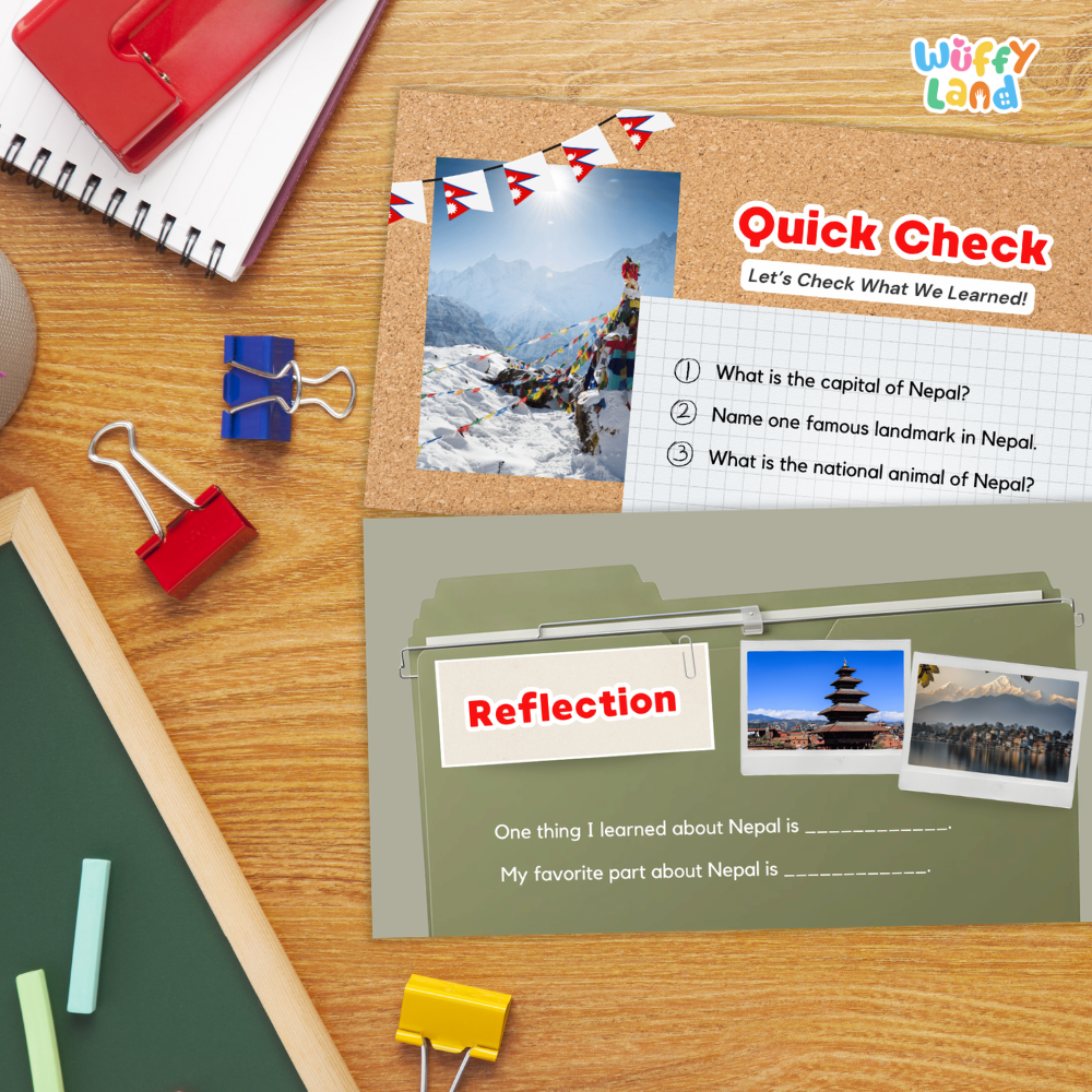 Nepal Country Study Kid Friendly Geography & Culture PDF Slides