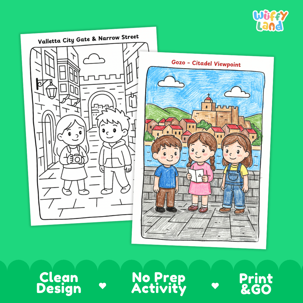 Northern Ireland Geography Coloring Pages Worksheets