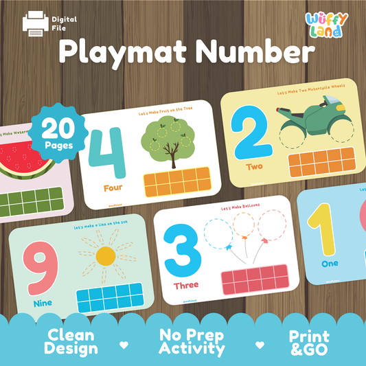 Number Sense Playdough Mats | Ten Frames and Counting Math Activity Printable