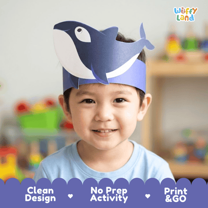 Orca Crown Craft Printable Activity Worksheets