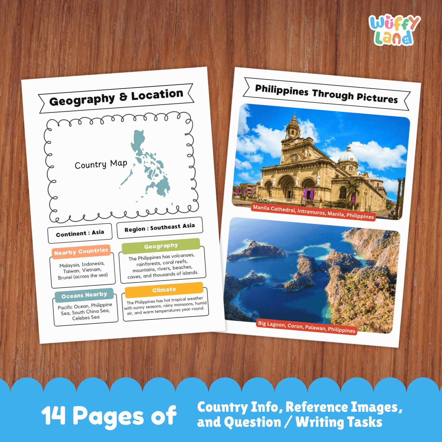 Philippines Country Research Project Social Studies Report Geography Activities
