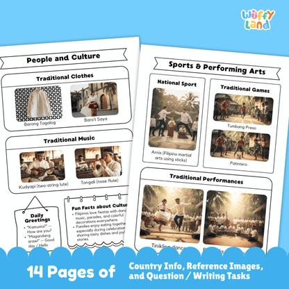 Philippines Country Research Project Social Studies Report Geography Activities