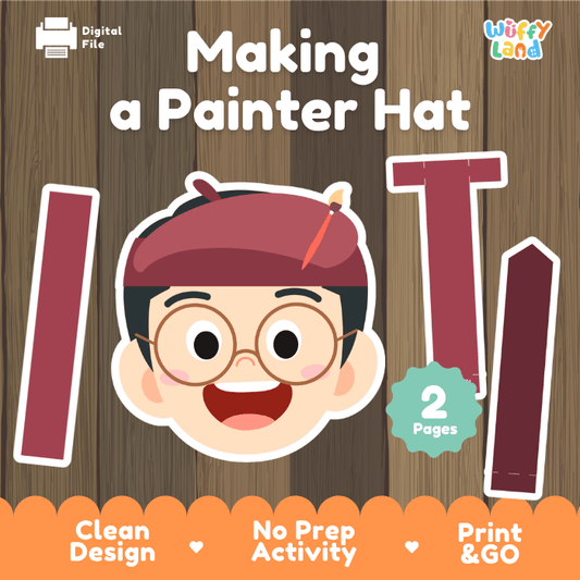 Painter Hat Craft – Artsy Pretend Play for Kids