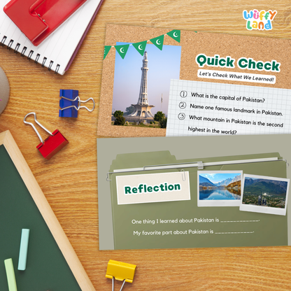 Pakistan Country Study Kid Friendly Geography & Culture PDF Slides