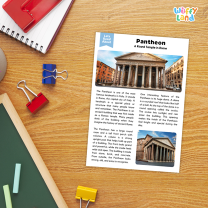 Pantheon Landmark Reading Passage and Comprehension Questions