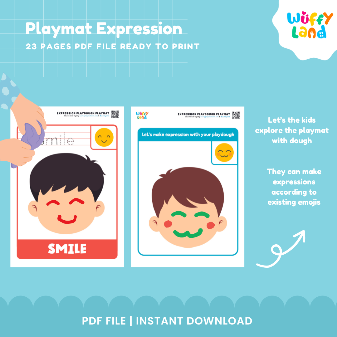 Emotions and Feelings Playdough Mats | Facial Expressions SEL Activity Printable