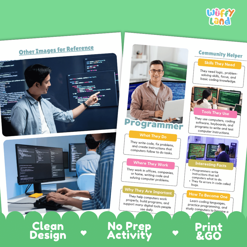 Print and go digital PDF writing worksheets with clean design layout, researcher name line, and zero prep classroom format