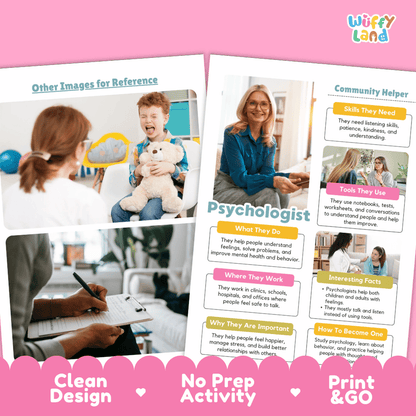 Print and go digital PDF writing worksheets with clean design layout, researcher name line, and zero prep classroom format
