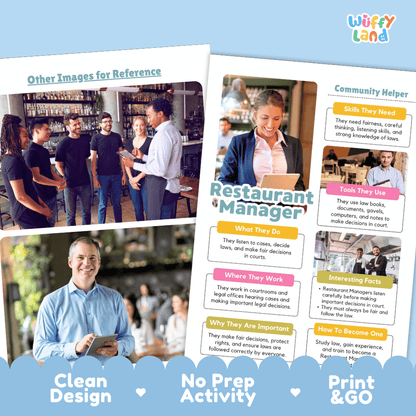Print and go digital PDF writing worksheets with clean design layout, researcher name line, and zero prep classroom format
