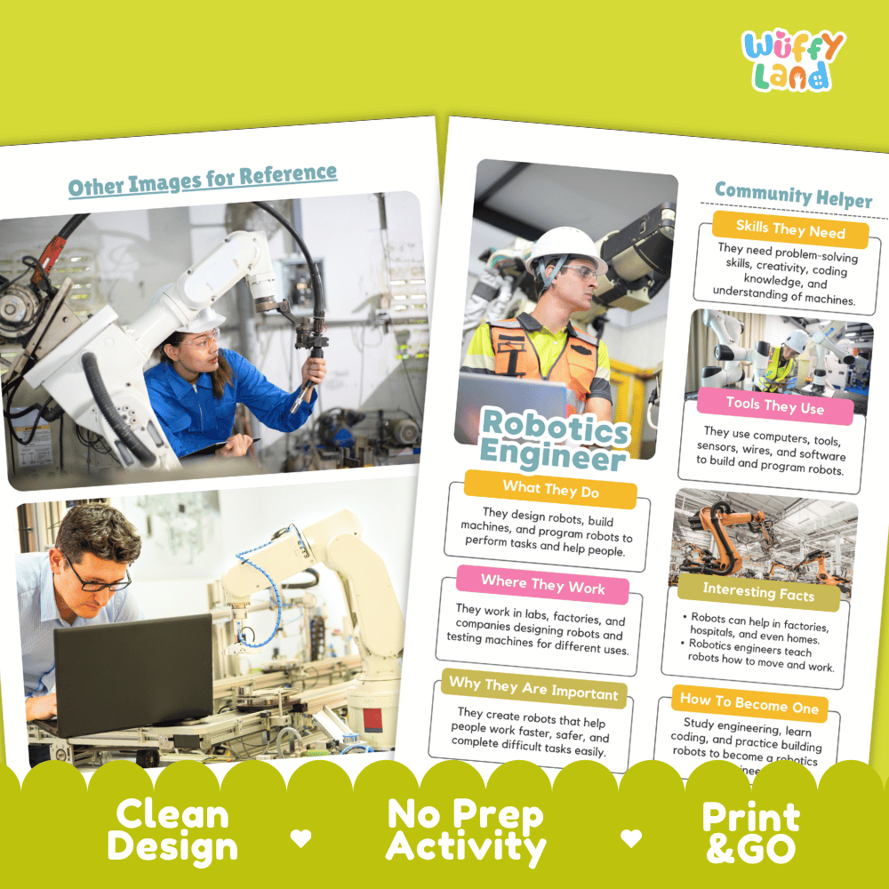 Print and go digital PDF writing worksheets with clean design layout, researcher name line, and zero prep classroom format