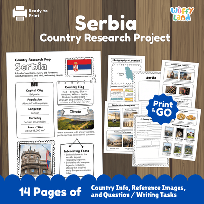 Serbia Country Research Project | Geography, Culture, Landmarks & Social Studies