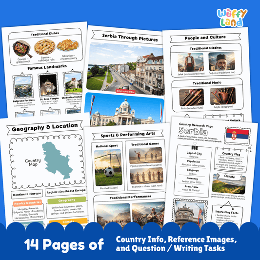 Serbia Country Research Project | Geography, Culture, Landmarks & Social Studies