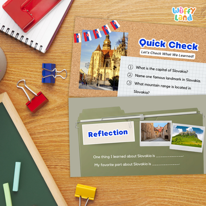 Slovakia Country Study Kid Friendly Geography & Culture PDF Slides