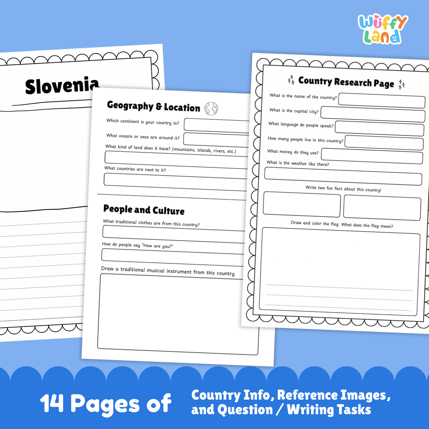 Slovenia Country Study | Europe Geography Research Project & Worksheets
