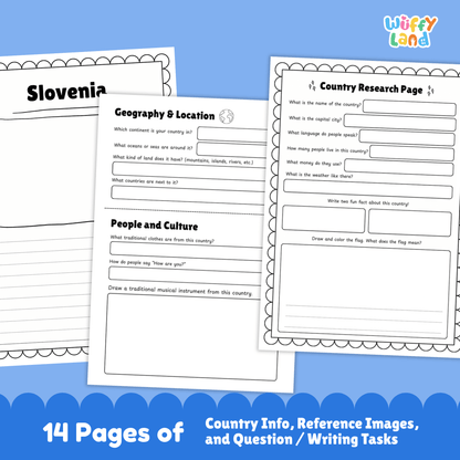 Slovenia Country Study | Europe Geography Research Project & Worksheets