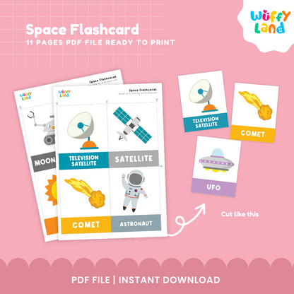 Space Flashcards – Learn Planets & Space Words for Kids